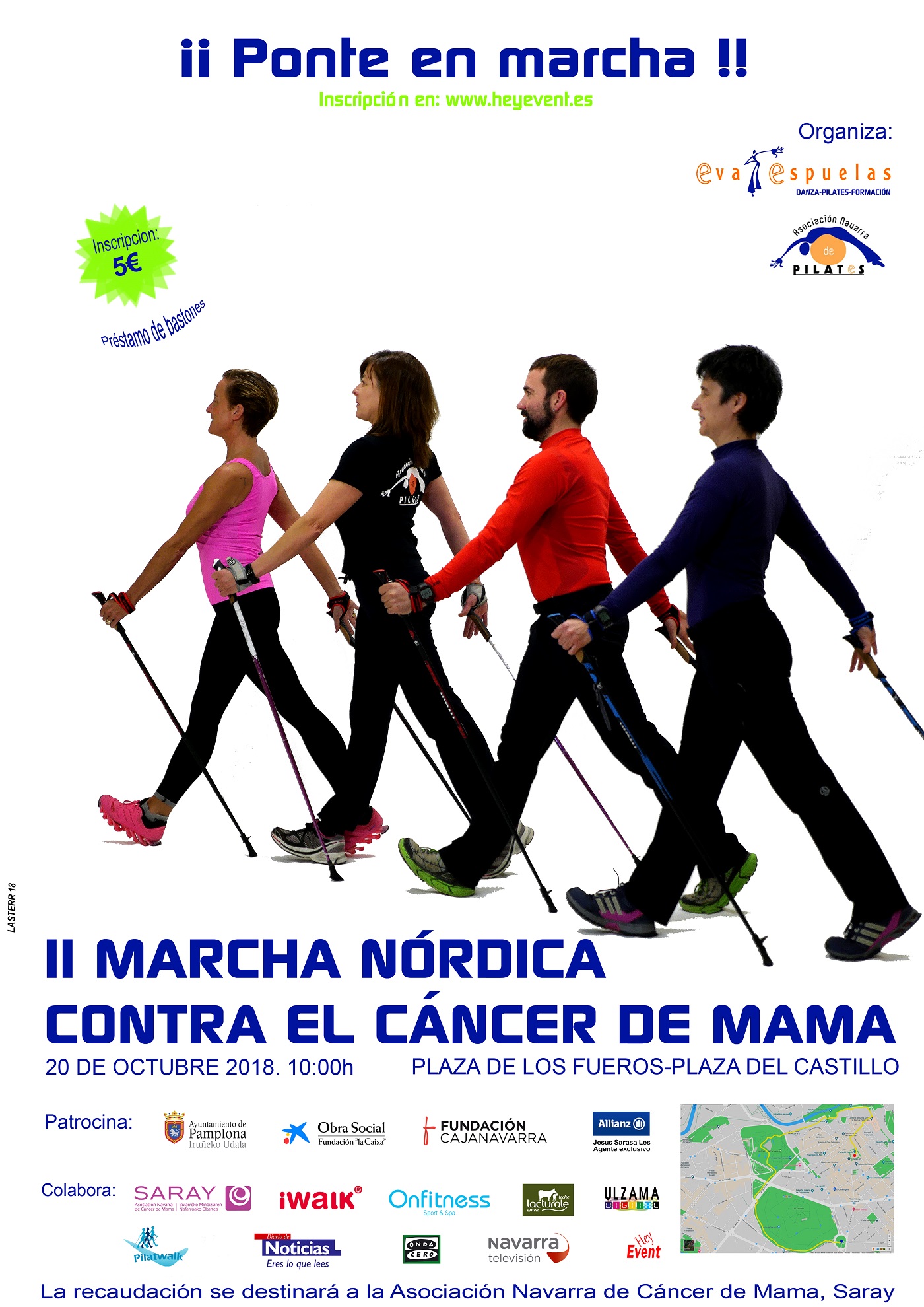 II MARCHA N&Oacute;RDICA CONTRA EL C&Aacute;NCER DE MAMA